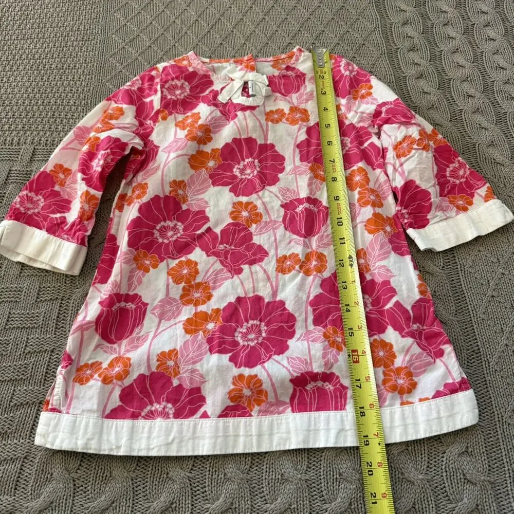 Janie & Jack Pink & Orange Floral Coverup ~ 3